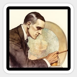 Edwin Hubble scientist Sticker